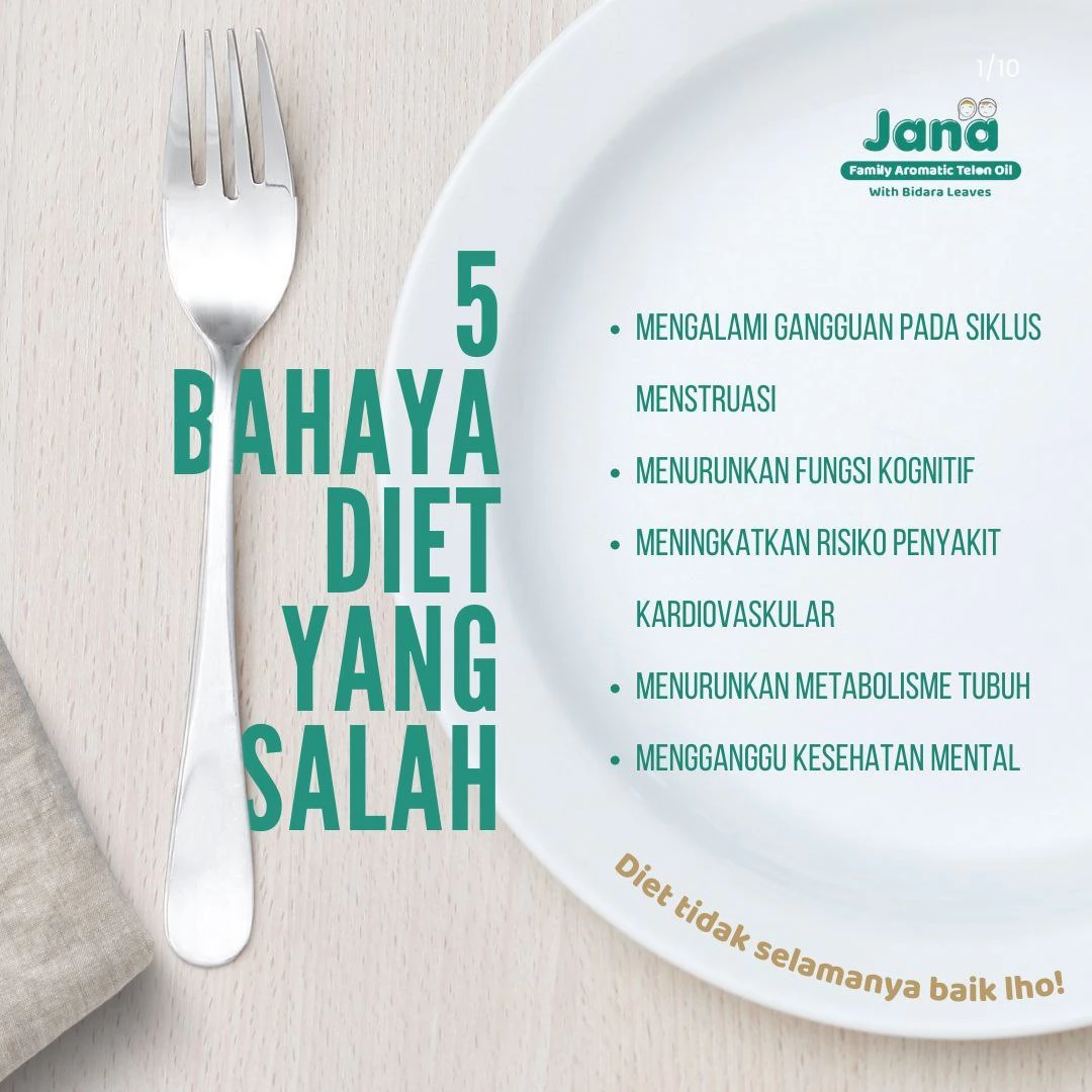 Bahaya Diet yang Salah Memahami Risiko dan Dampaknya pada Tubuh dan Kesehatan Mental